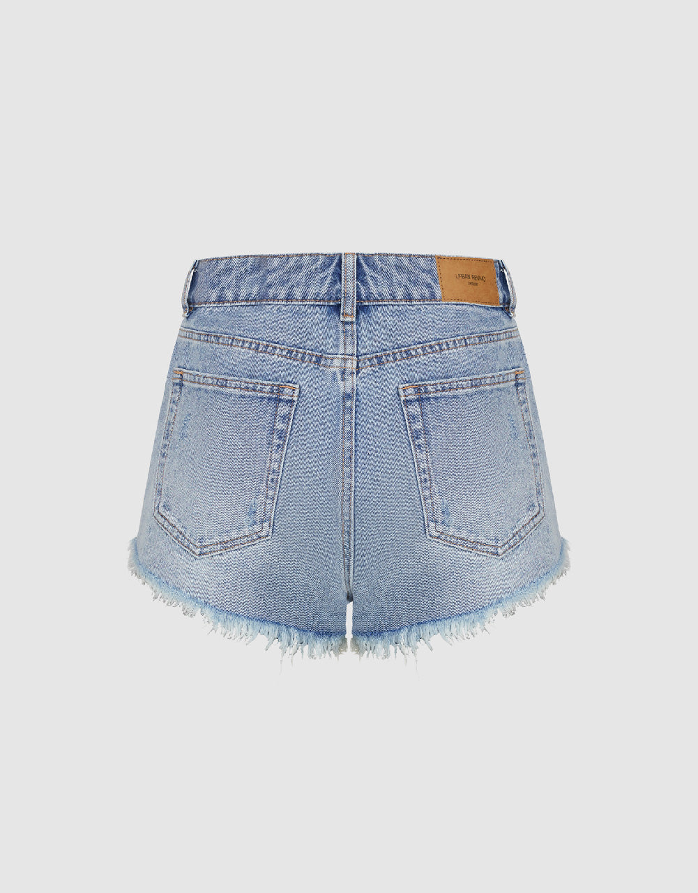 Raw Hem Denim Shorts