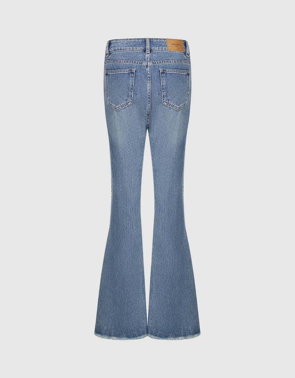 Raw Seam Flare Jeans