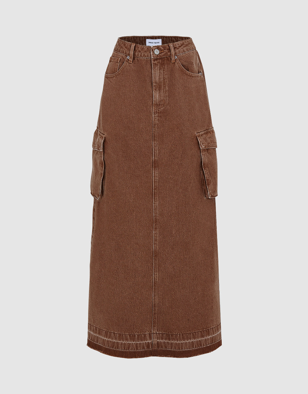 Utilities Midi Denim Skirt