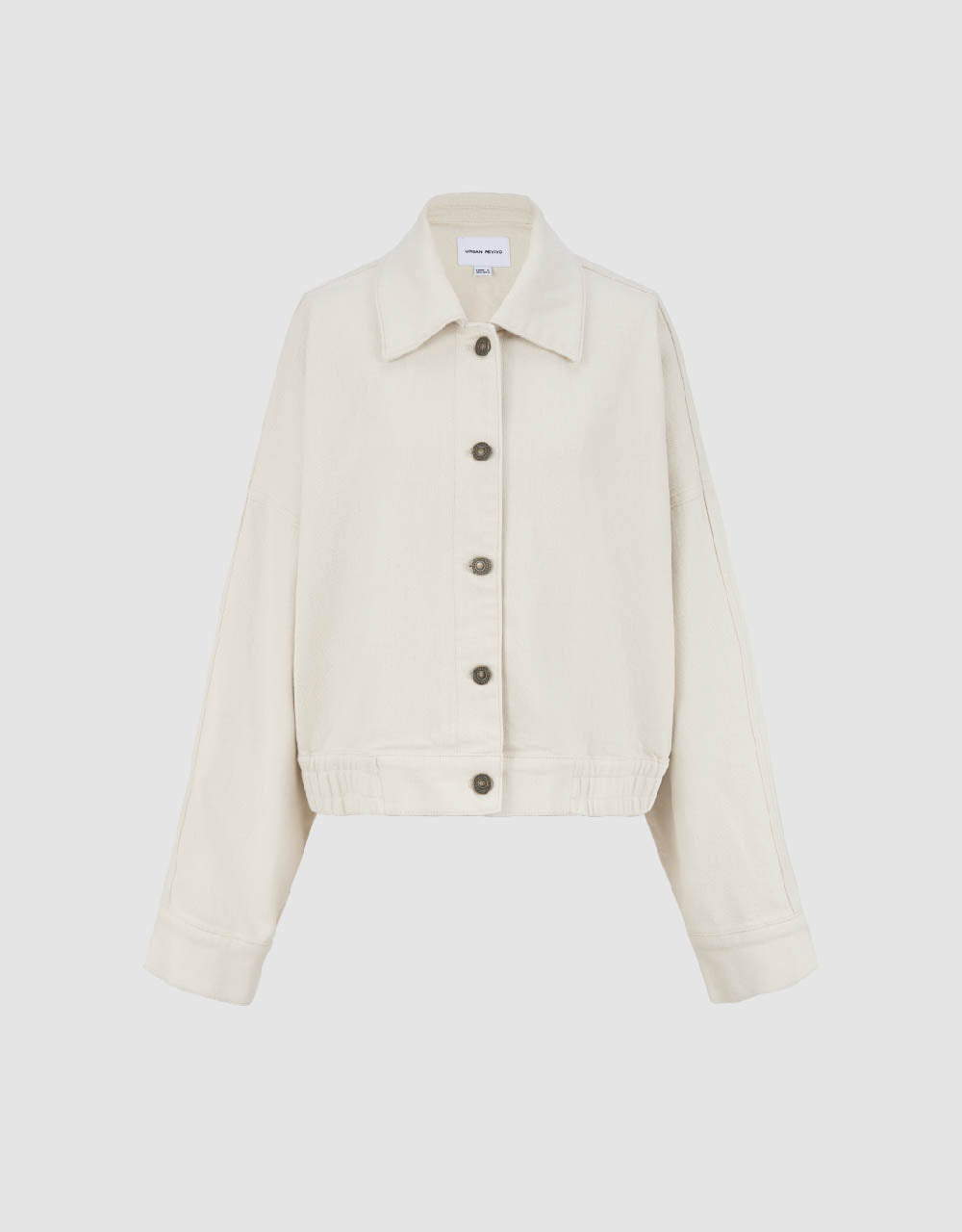 Drop Shoulder Sleeve  Denim Jacket