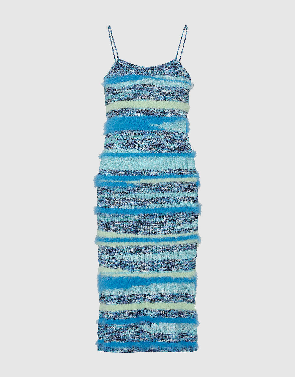 Striped Knitted Cami Dress