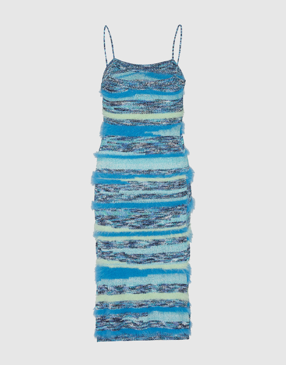 Striped Knitted Cami Dress