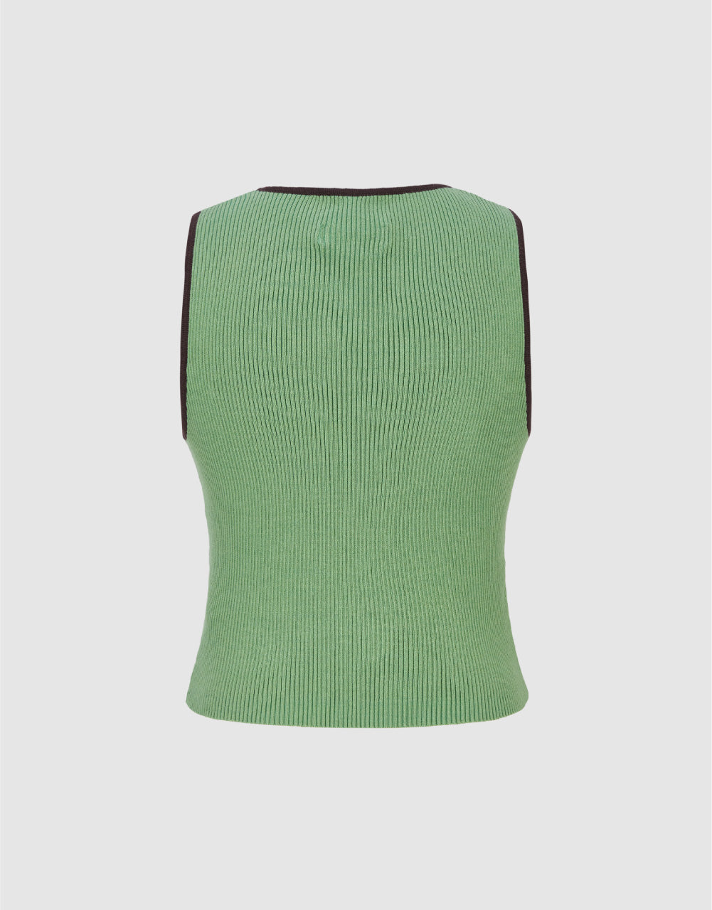 Sleeveless V-Neck Knitted Top