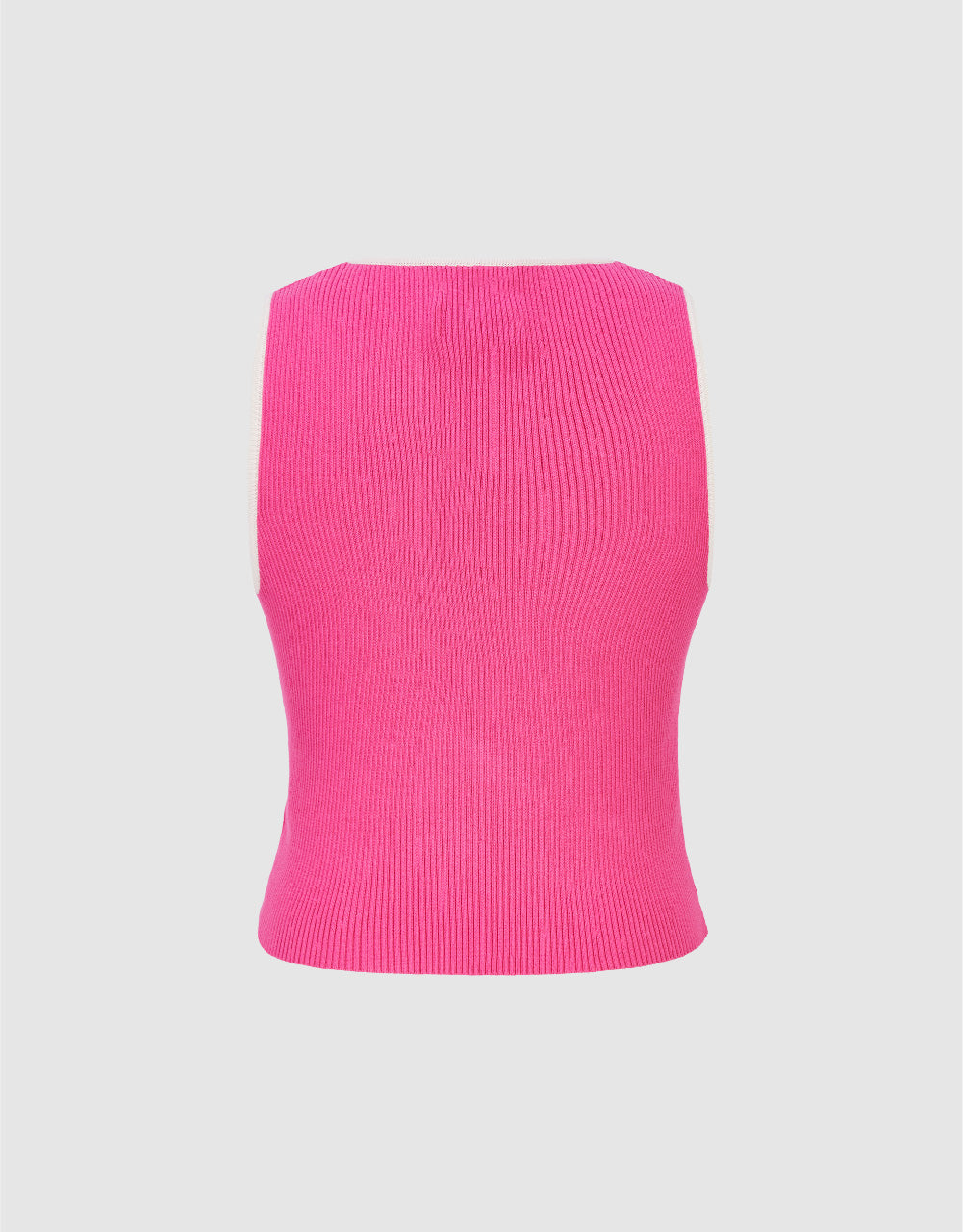 Sleeveless V-Neck Knitted Top