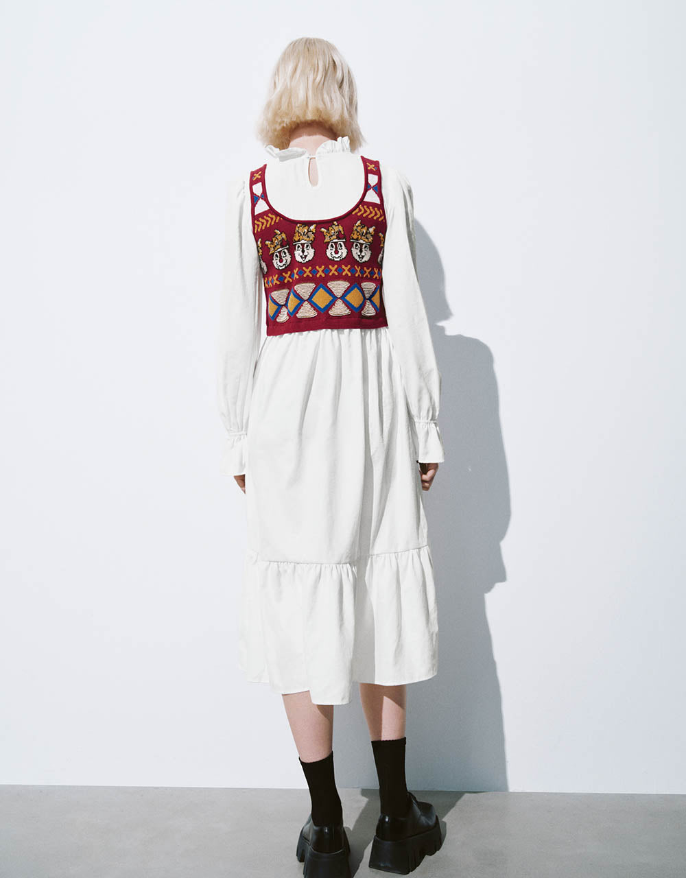 2 In 1 Knitted Dress