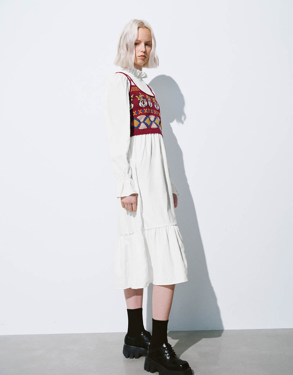 2 In 1 Knitted Dress