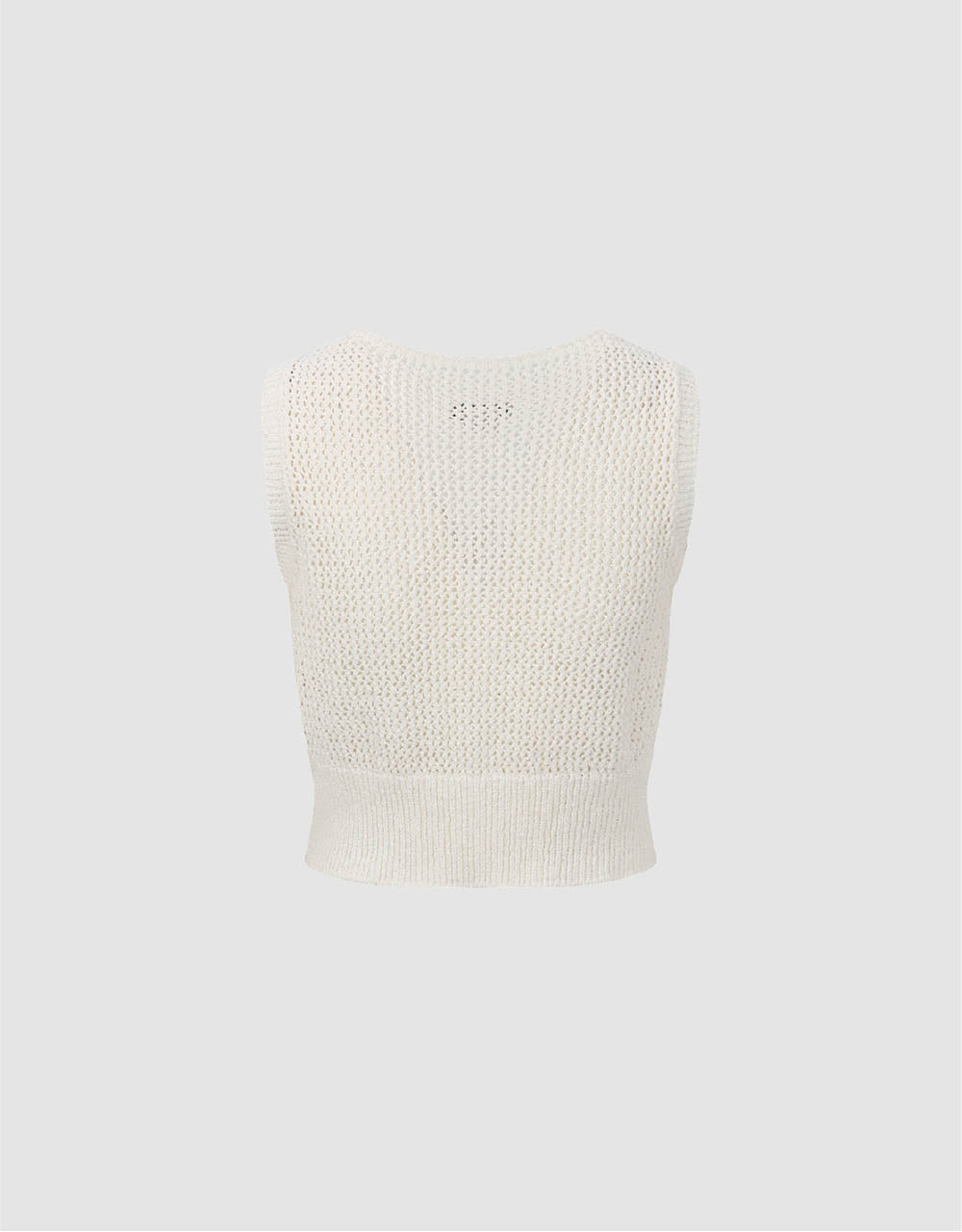 Crochet V-Neck Skinny Knitted Vest