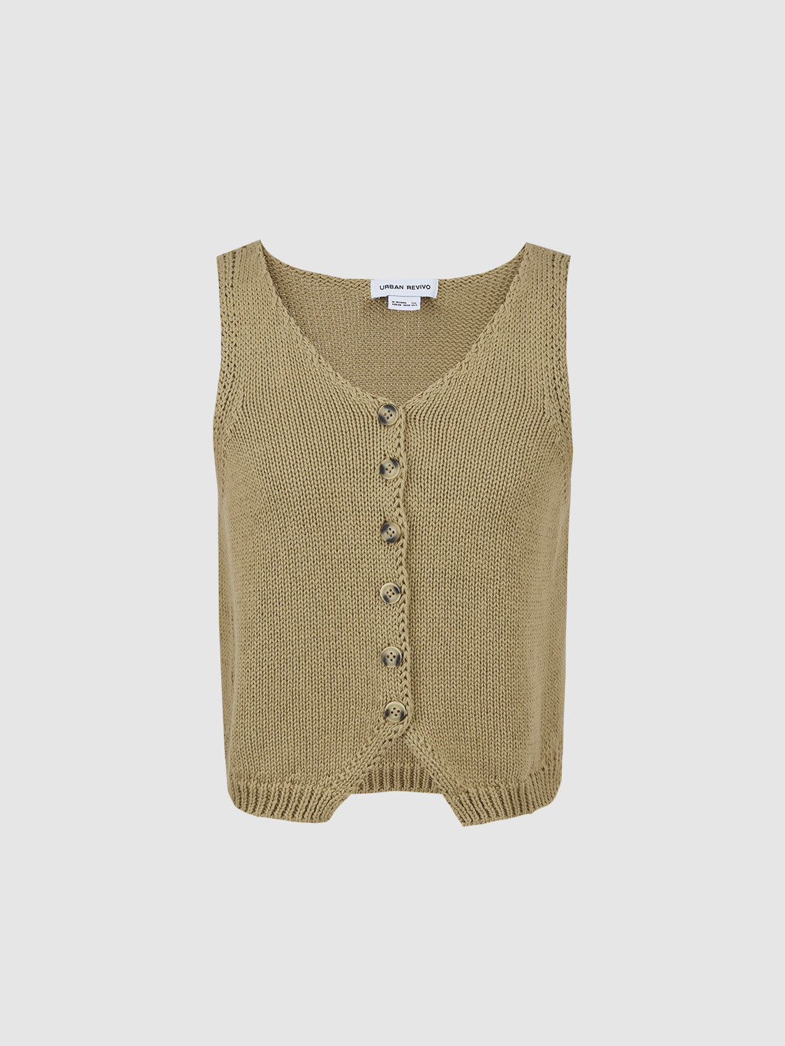 Skinny Knitted Waistcoat