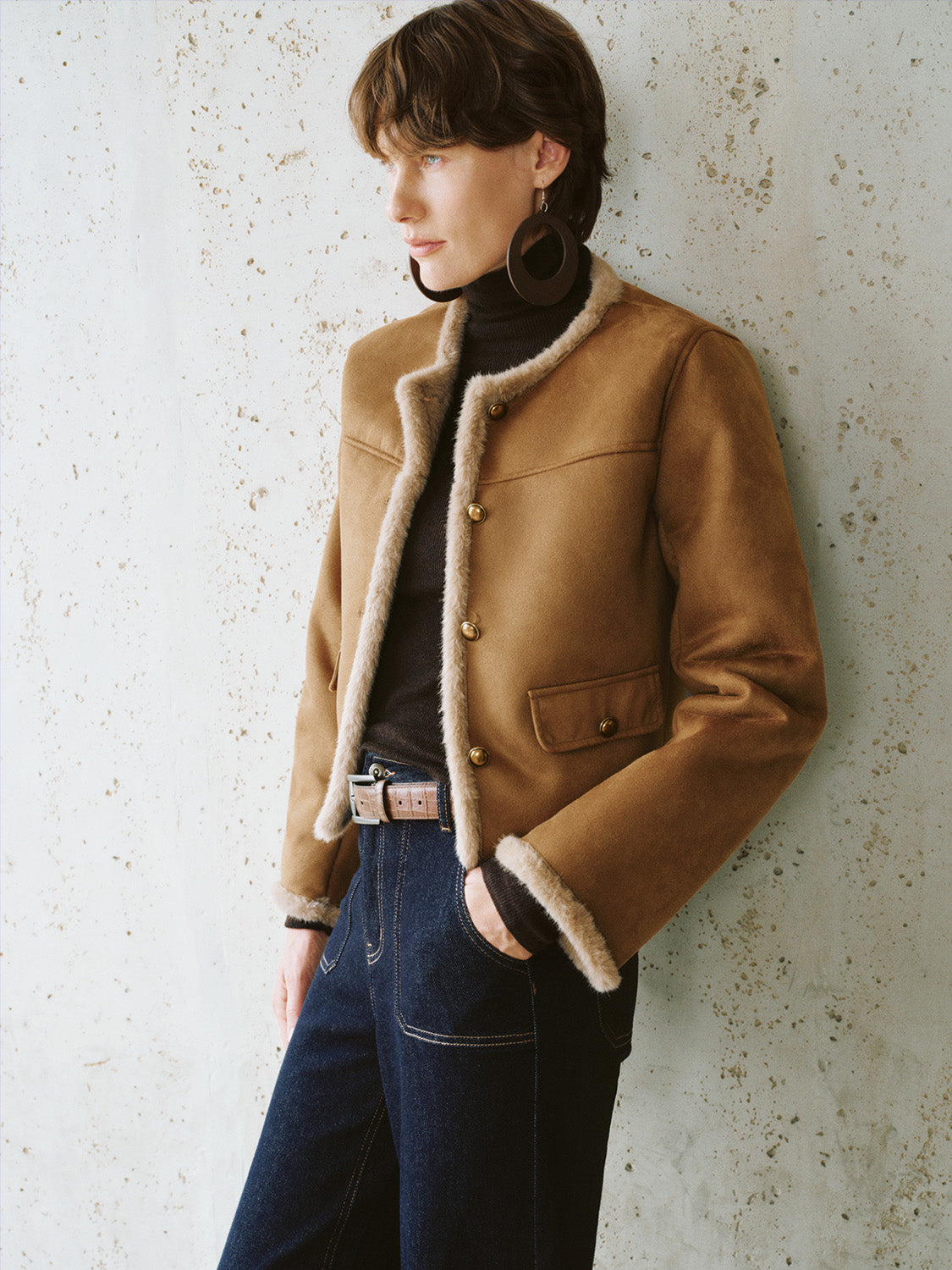 Suede Loose Jackets