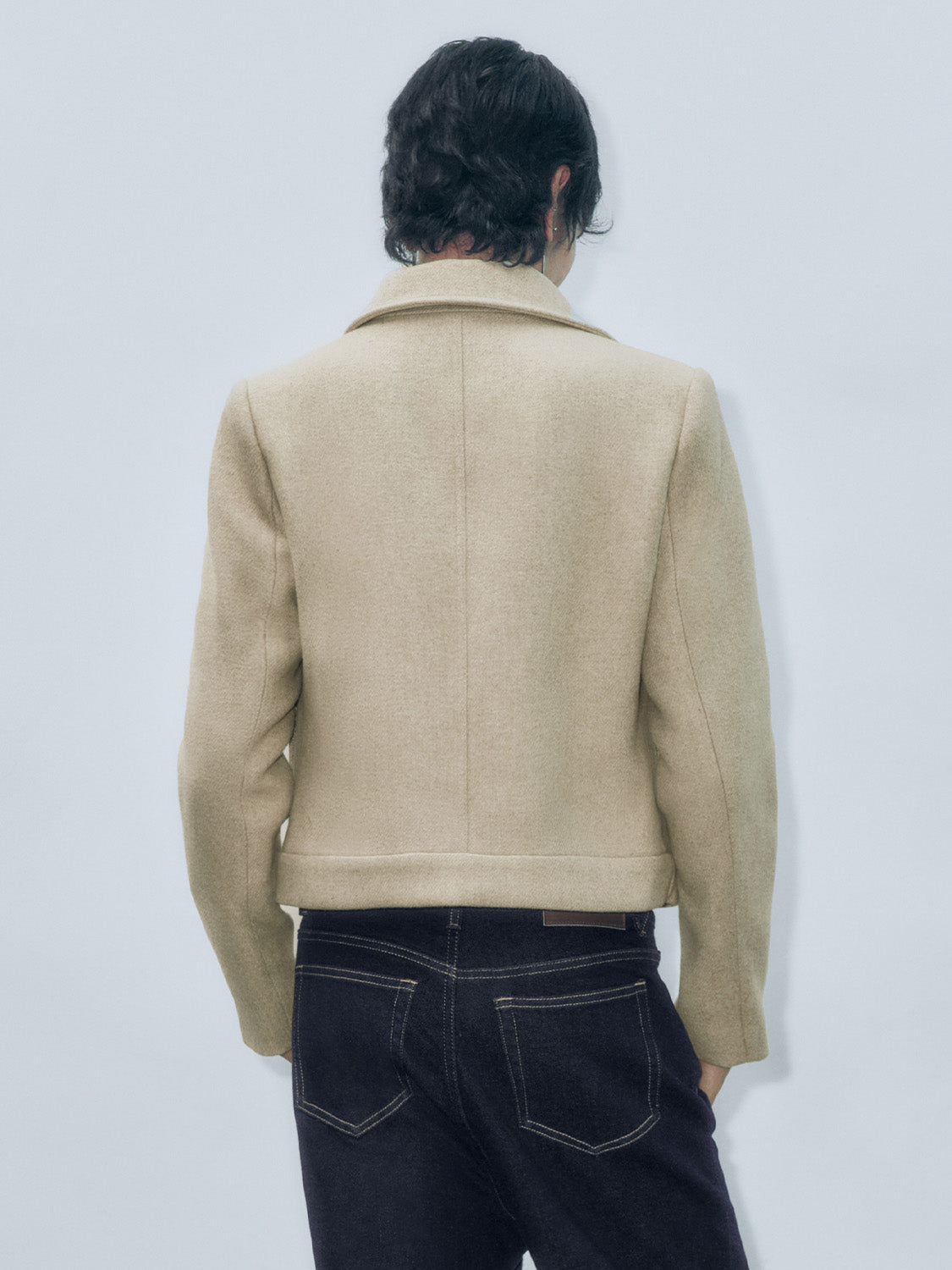 Shirt Collar Flap Pocket Jackets