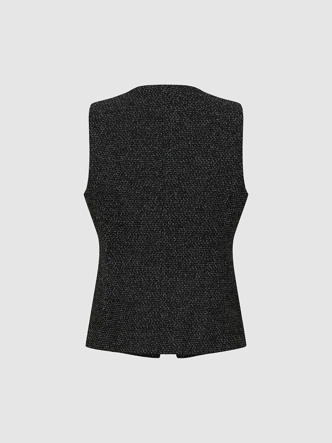 Button Up Tweed Vests