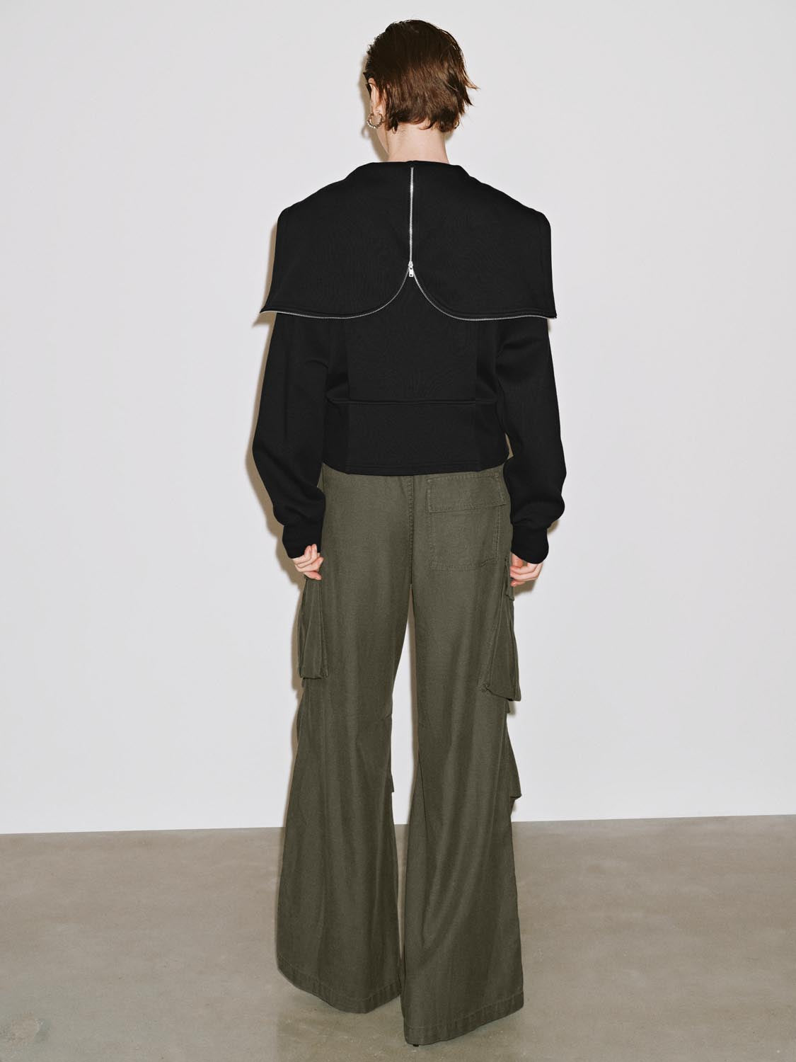 Balloon Sleeve Large Collar Jackets