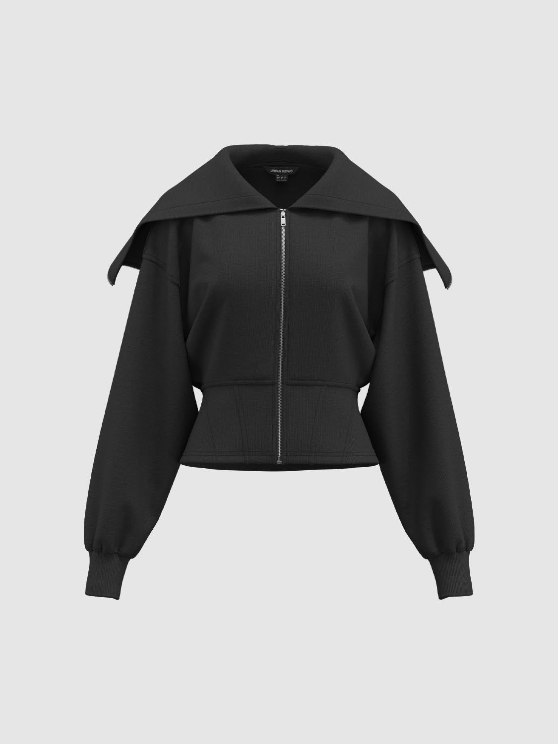 Balloon Sleeve Large Collar Jackets