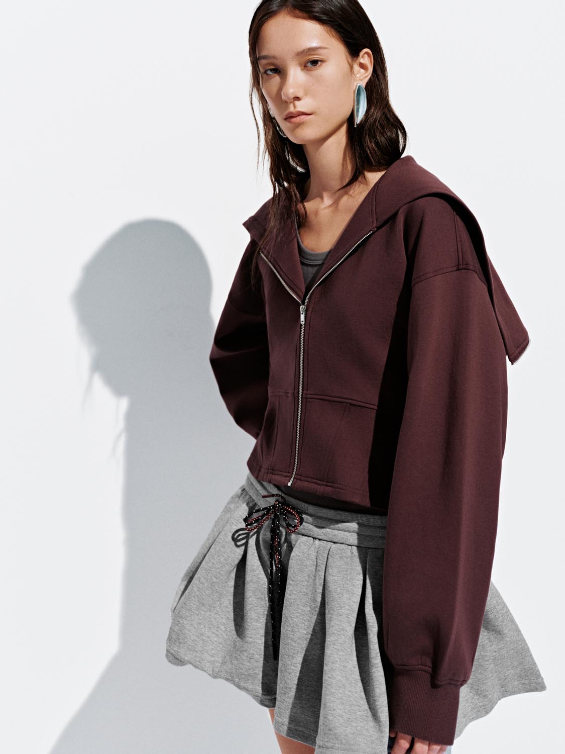 Balloon Sleeve Large Collar Jackets