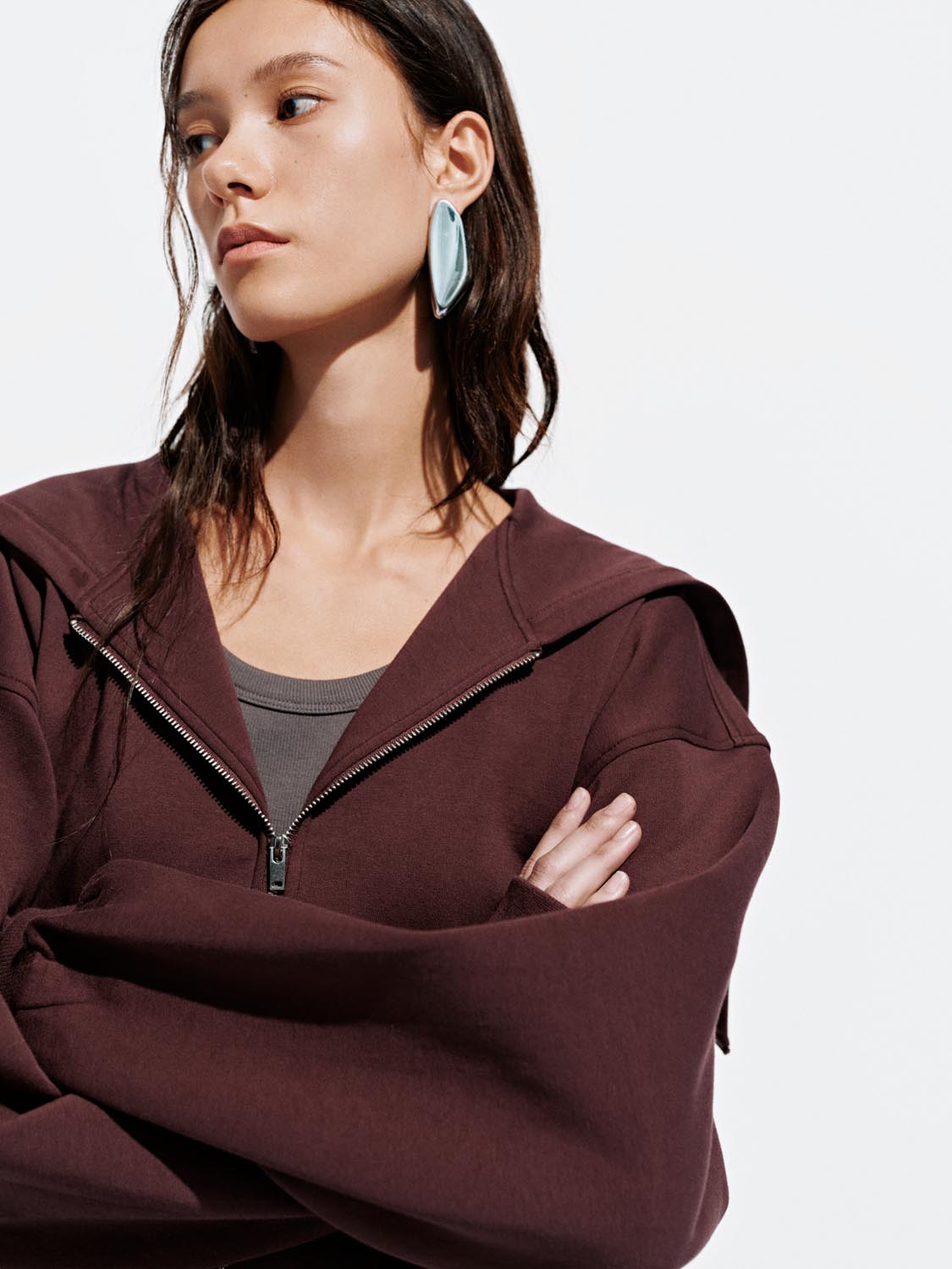 Balloon Sleeve Large Collar Jackets
