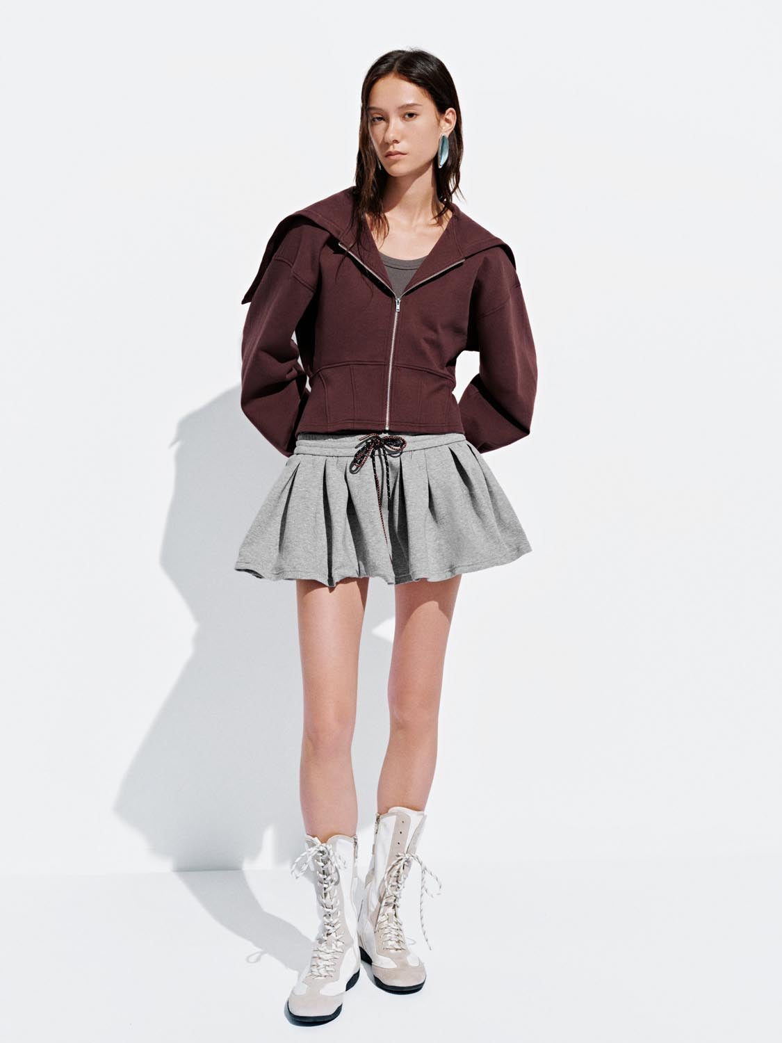 Balloon Sleeve Large Collar Jackets