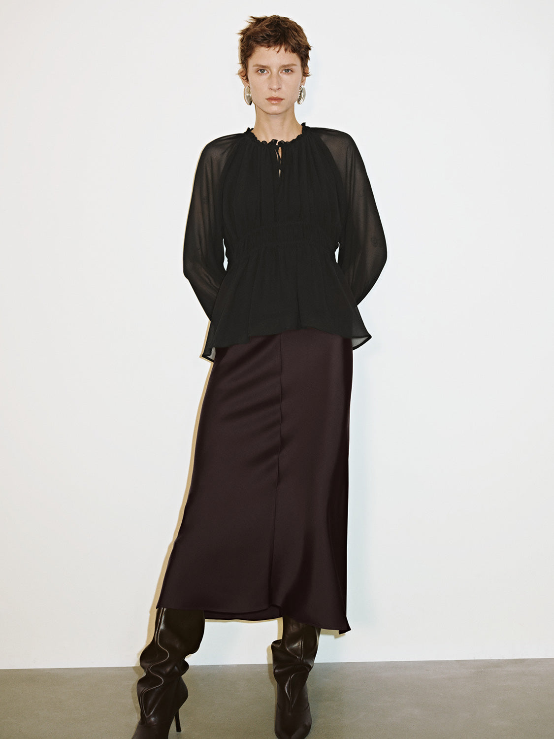 Shirred Overhead Shirt