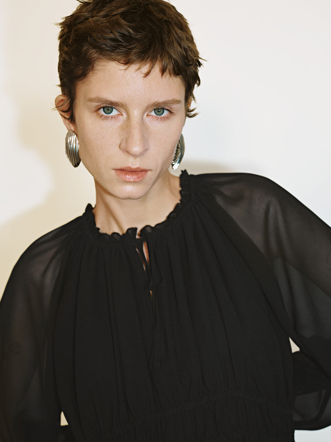 Shirred Overhead Shirt
