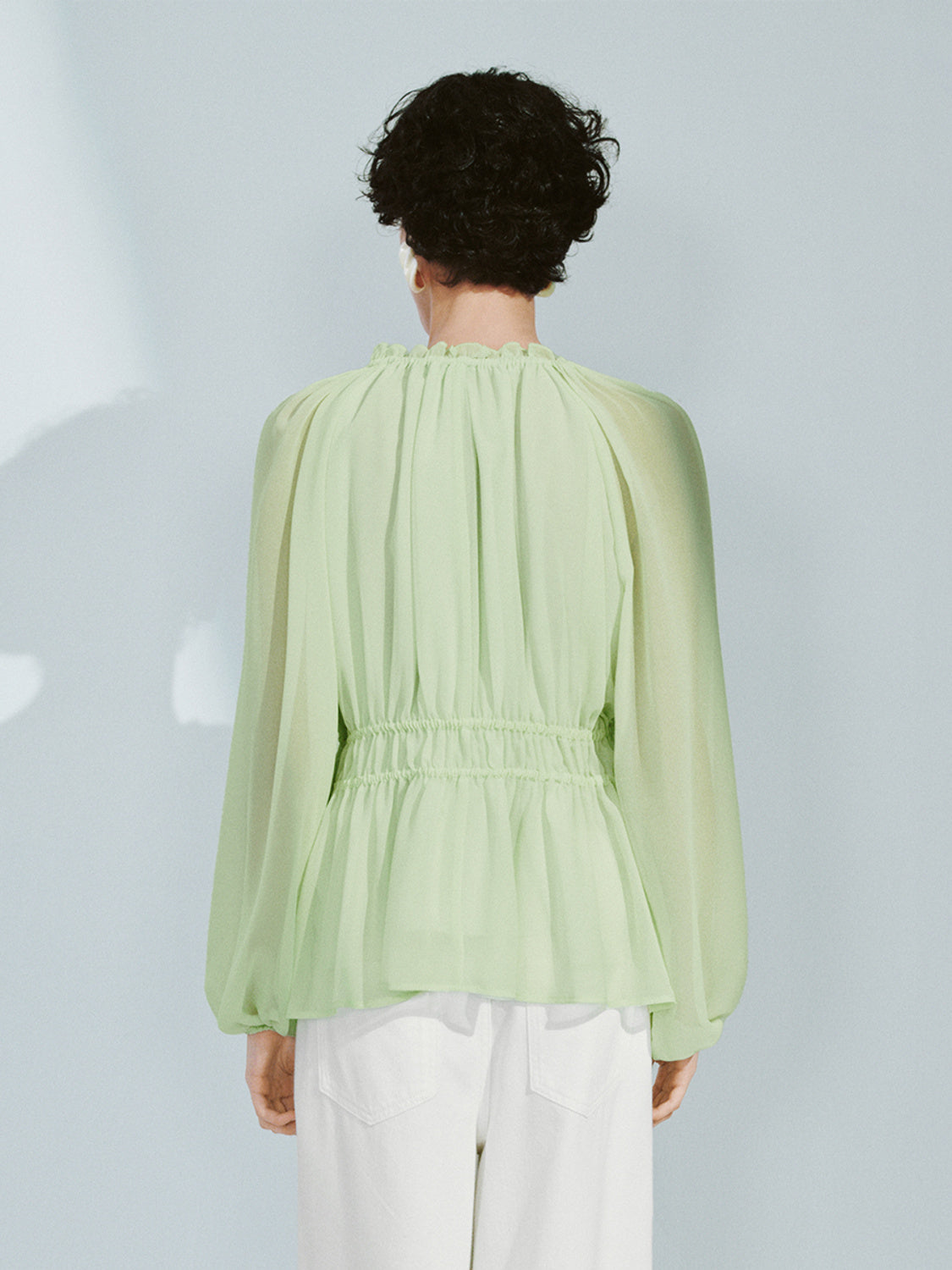 Shirred Overhead Shirt