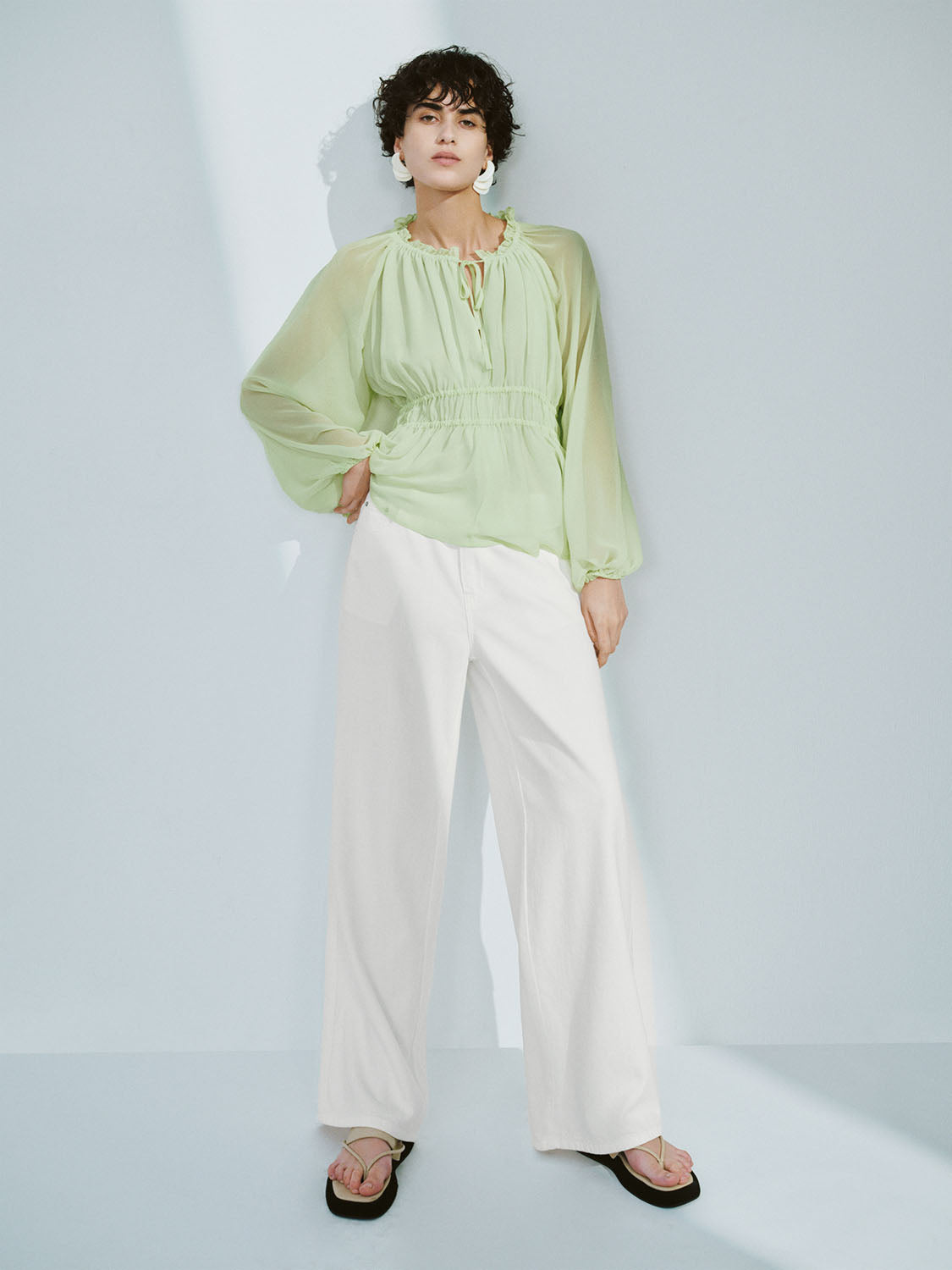 Shirred Overhead Shirt