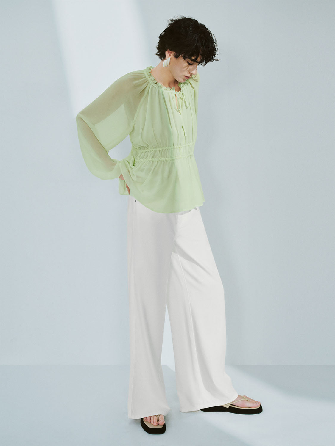 Shirred Overhead Shirt