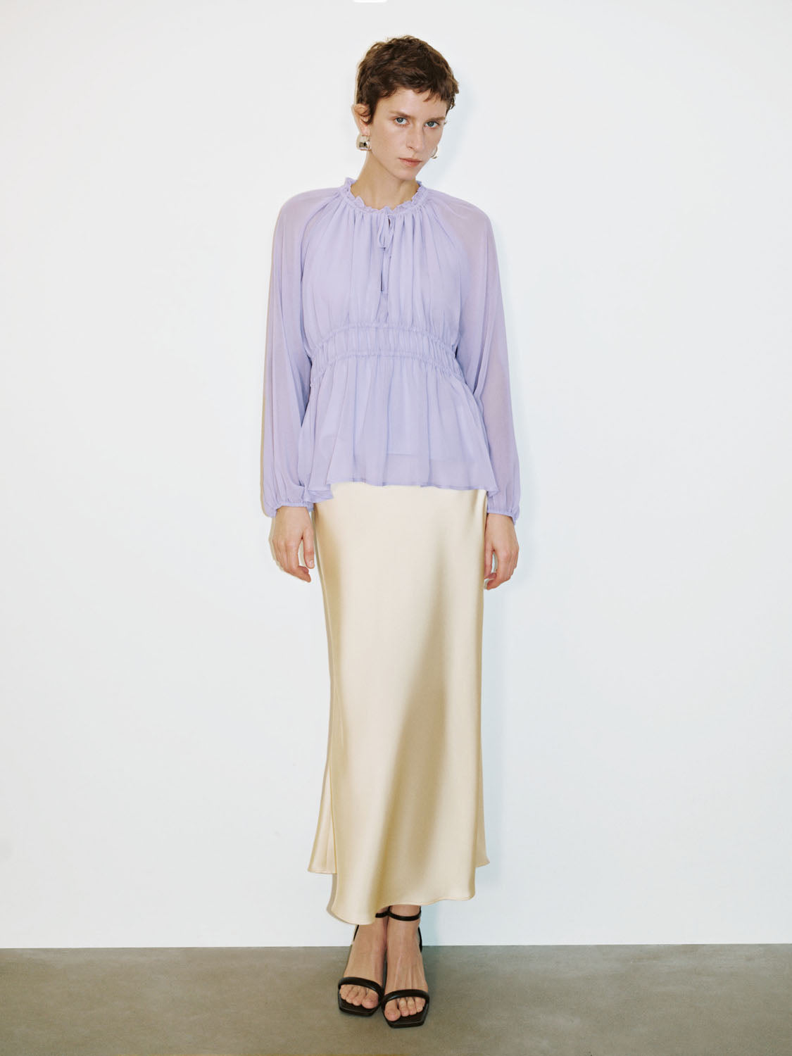 Shirred Overhead Shirt