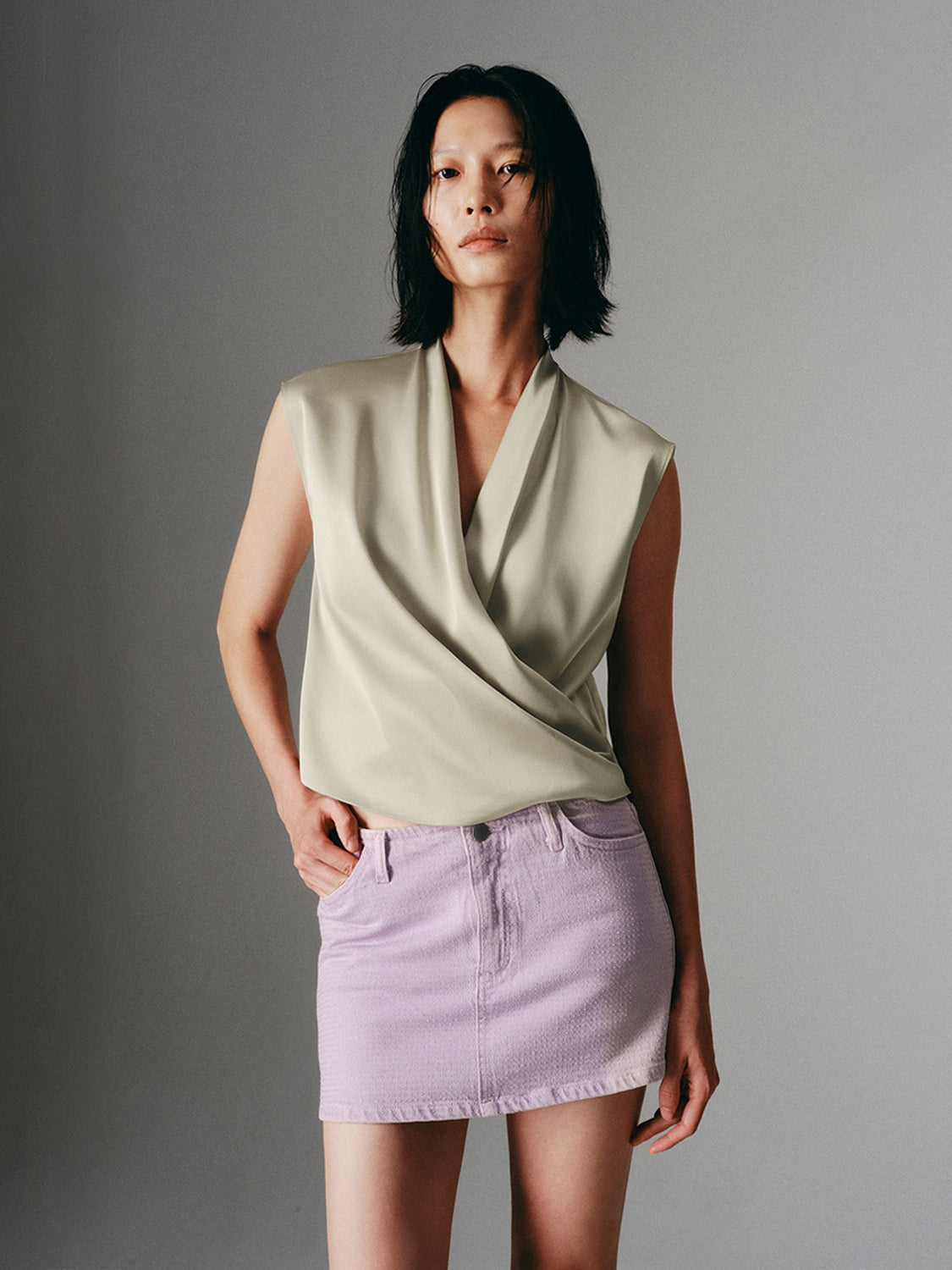 Crossover Overhead Sleeveless Shirts