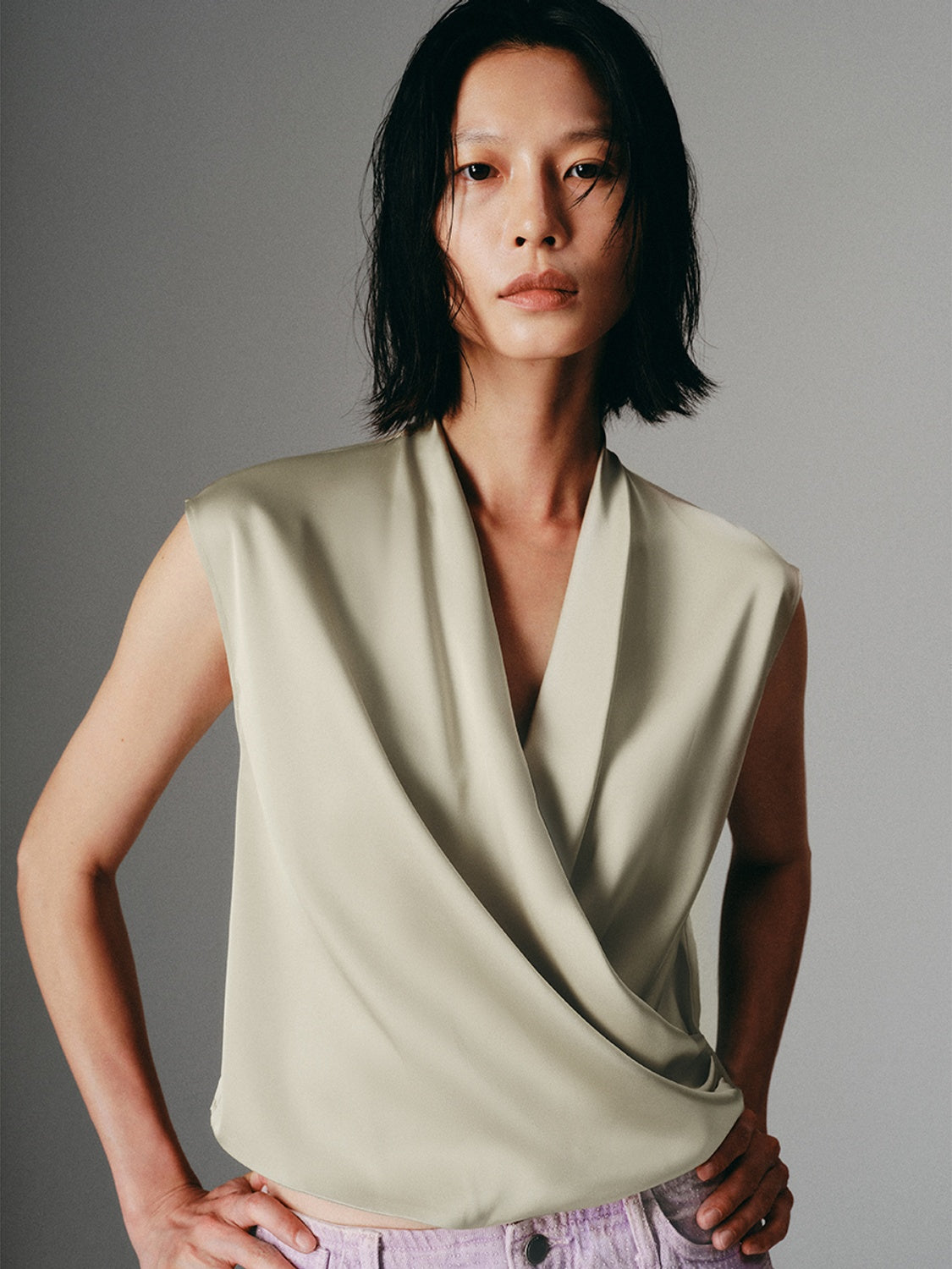 Crossover Overhead Sleeveless Shirts