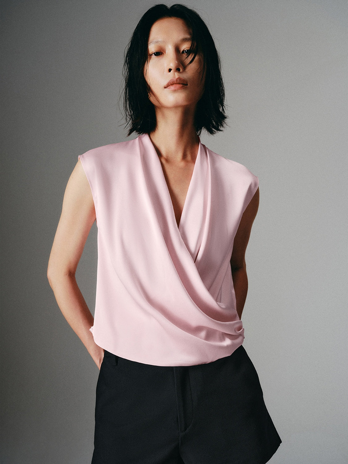 Crossover Overhead Sleeveless Shirts