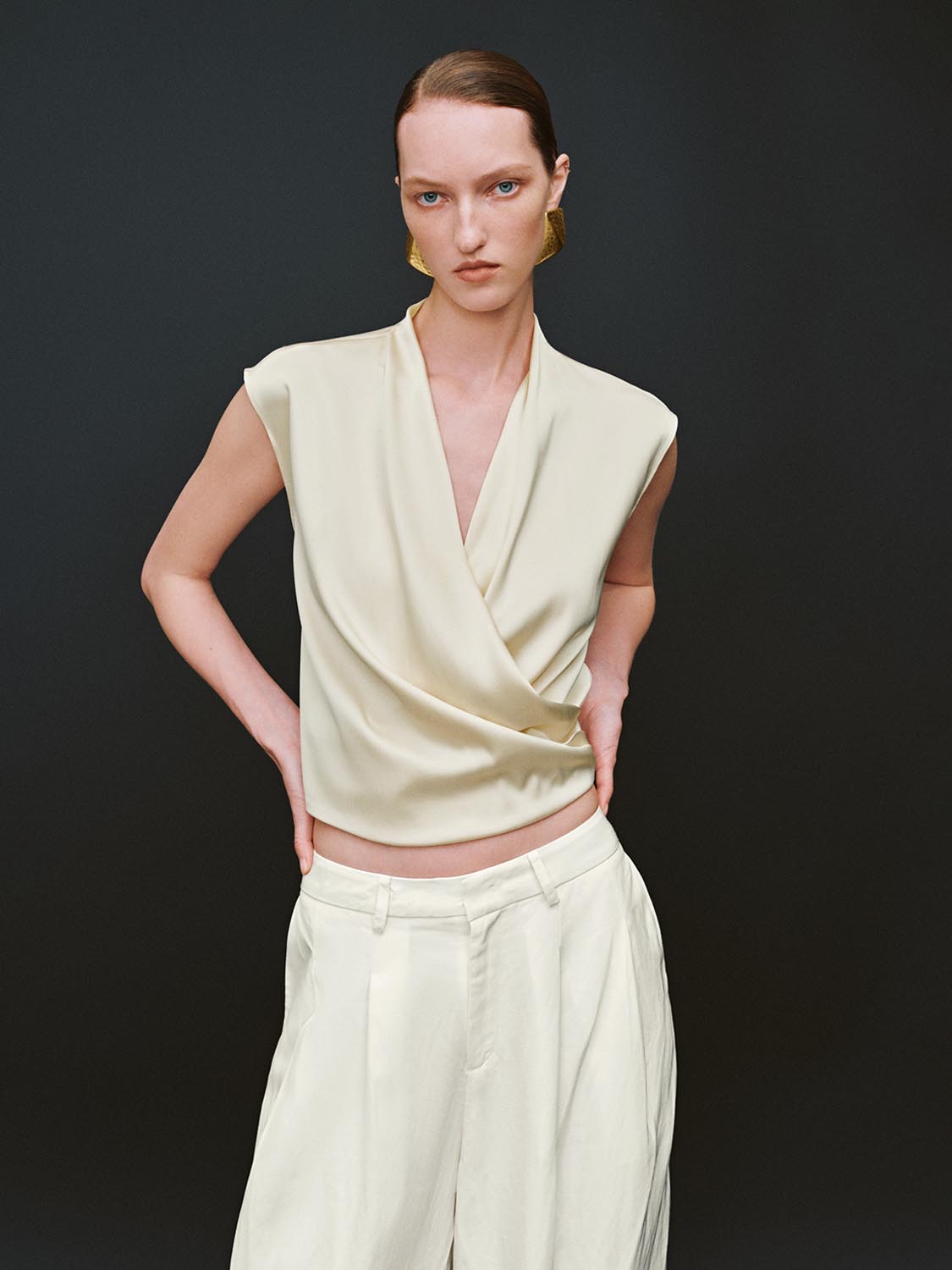 Crossover Overhead Sleeveless Shirts