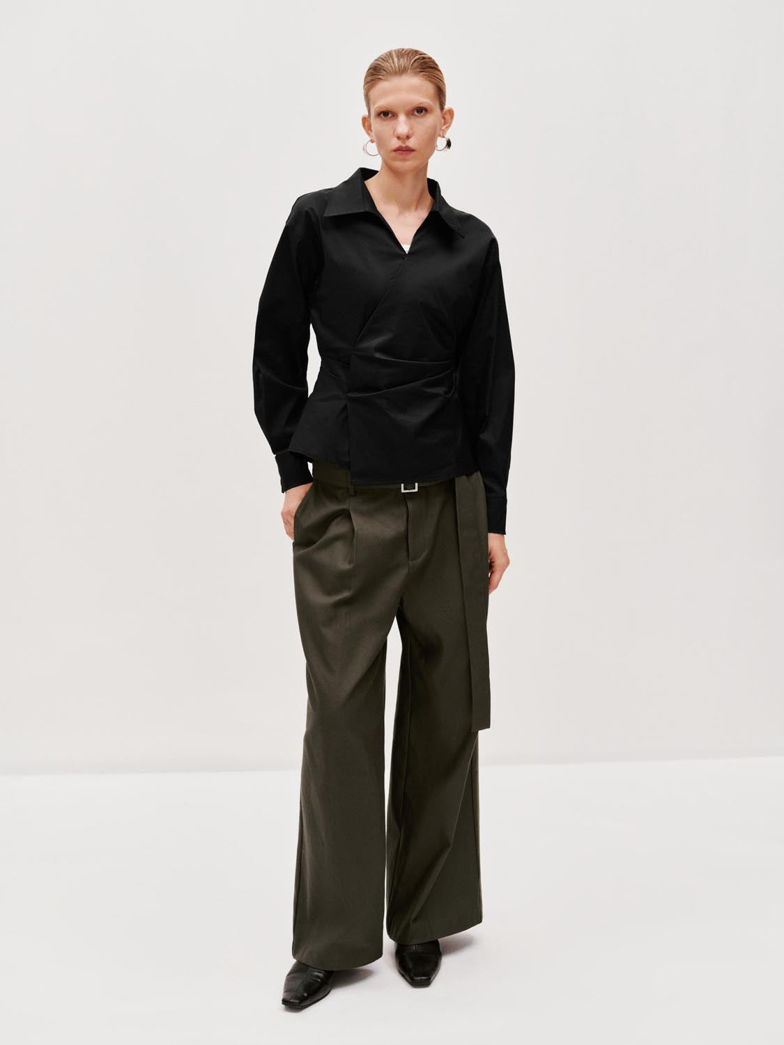 Asymmetric Tailored Overhead Shirts