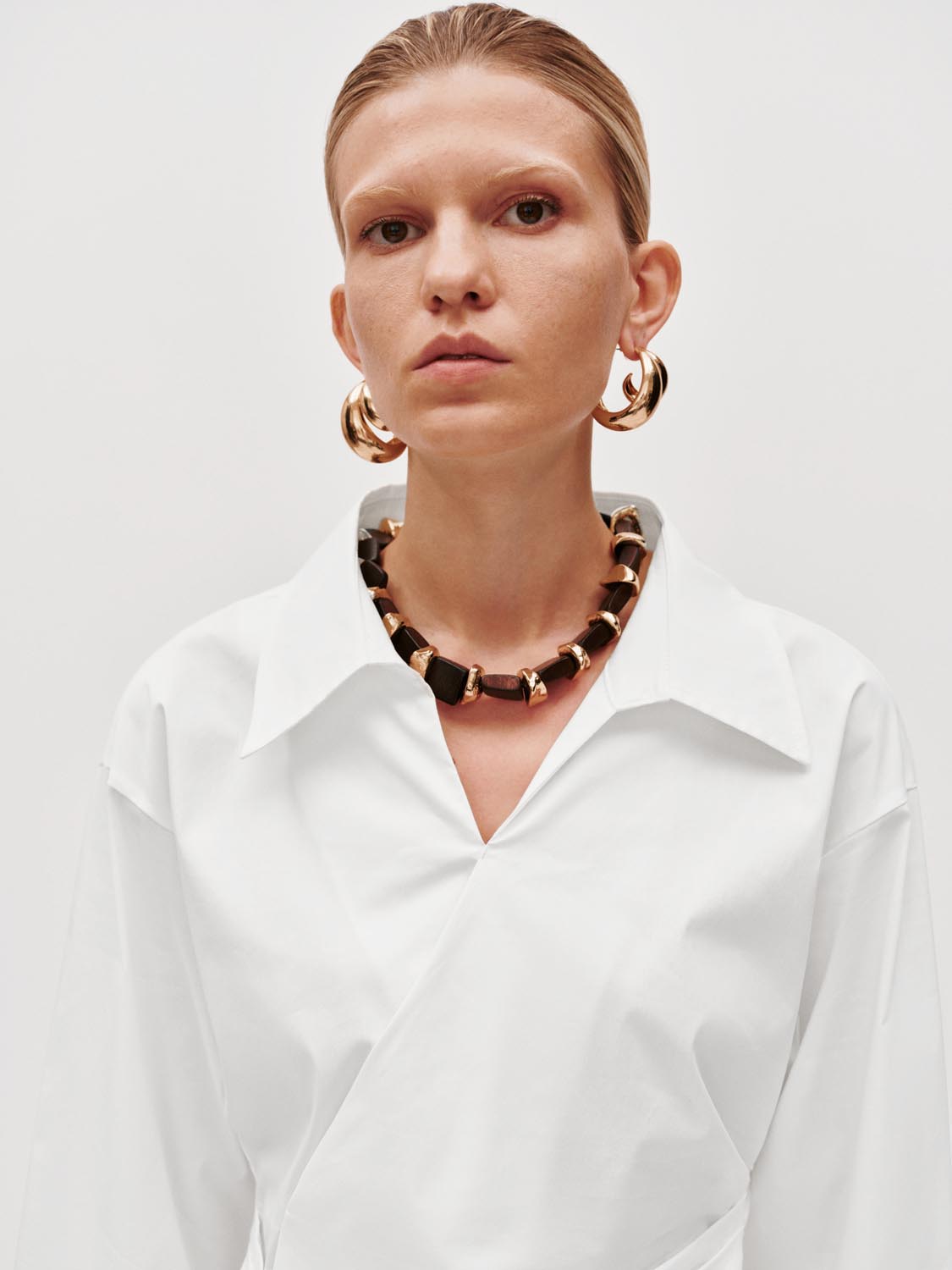 Asymmetric Tailored Overhead Shirts