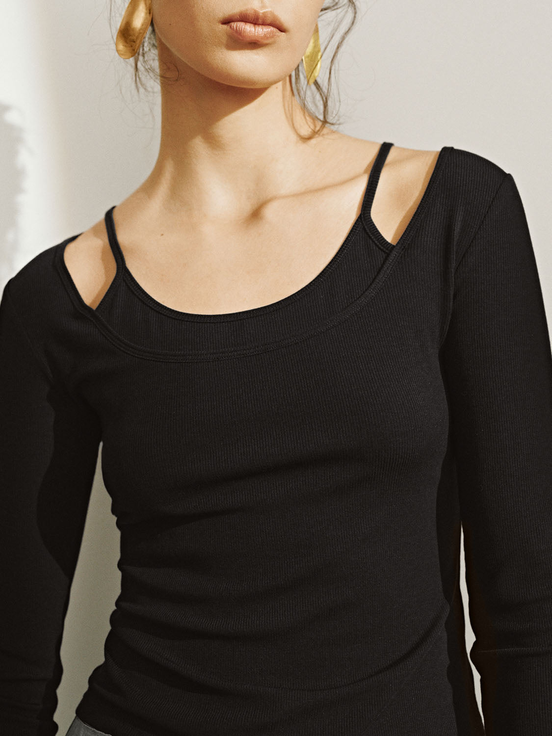 2 In 1 Skinny T-Shirts