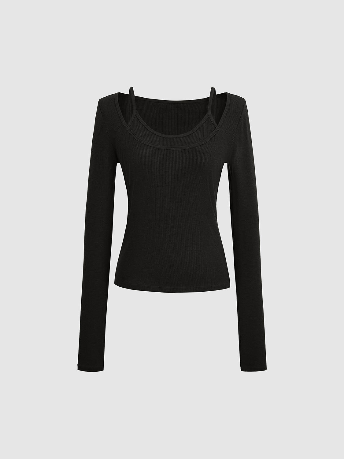 2 In 1 Skinny T-Shirts