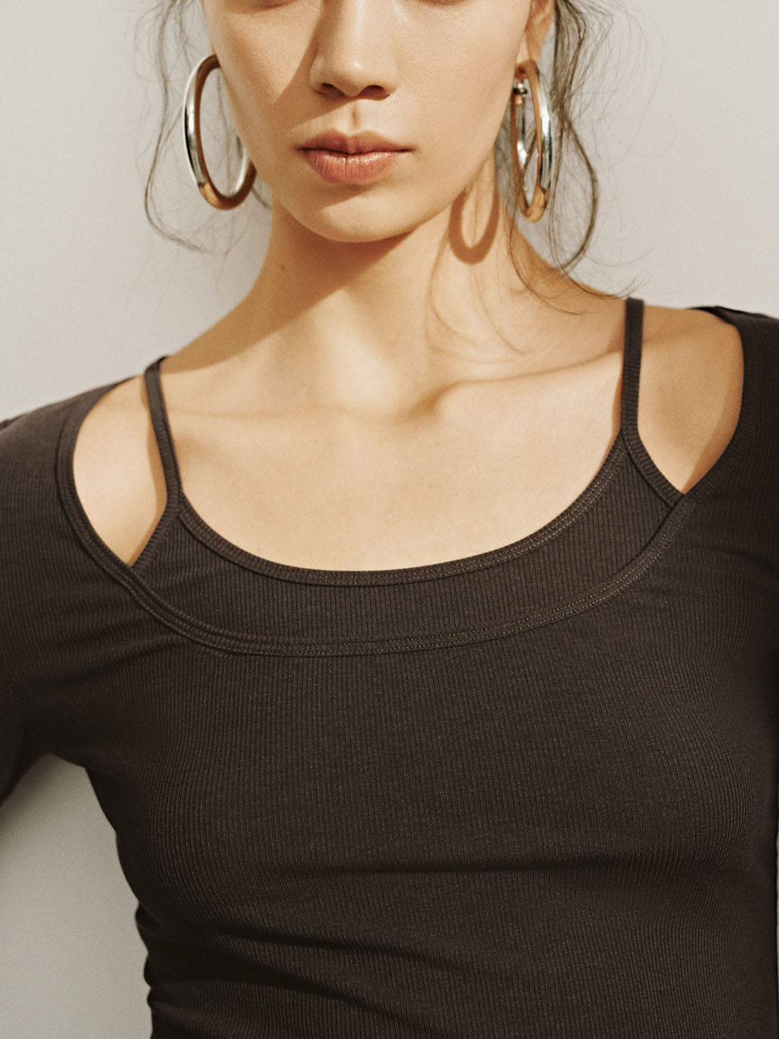 2 In 1 Skinny T-Shirts