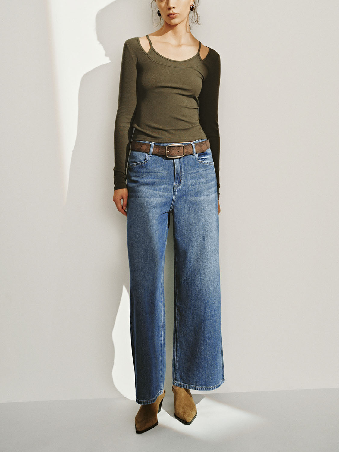 2 In 1 Skinny T-Shirts