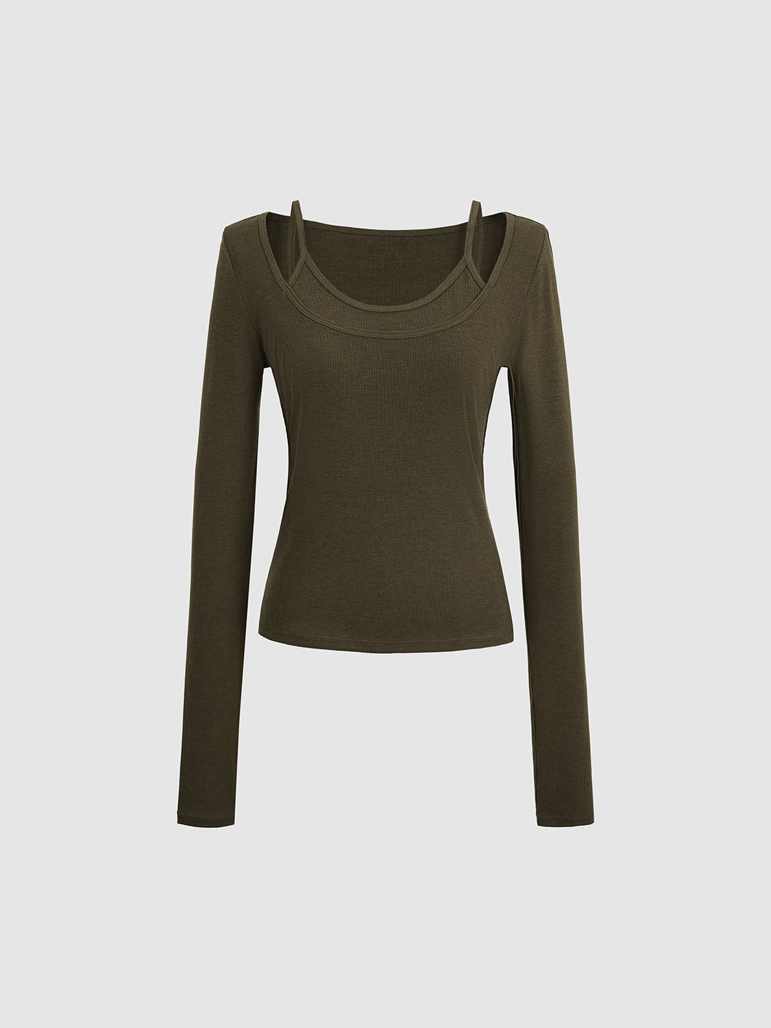 2 In 1 Skinny T-Shirts