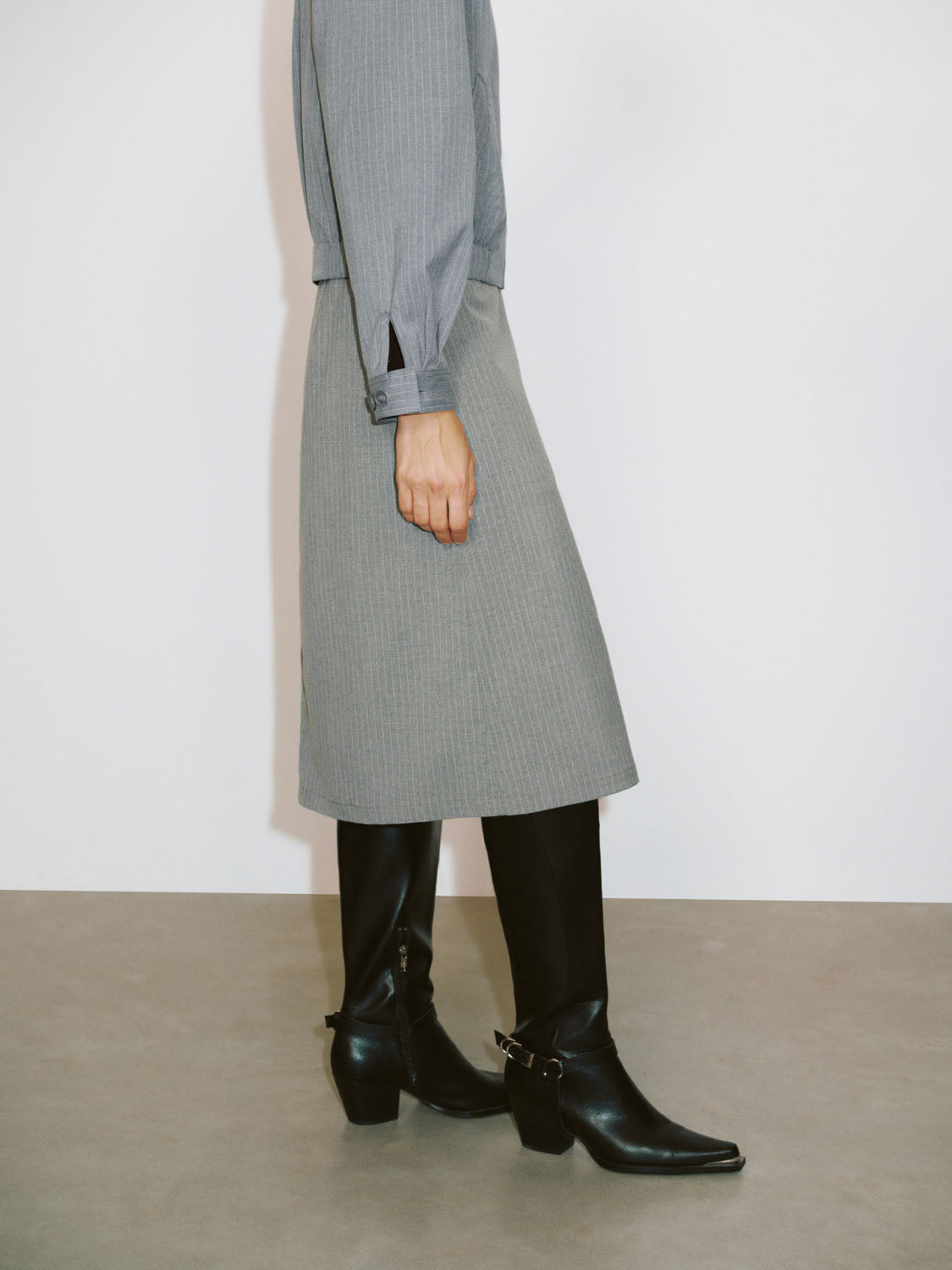 Midi A-Line Skirts