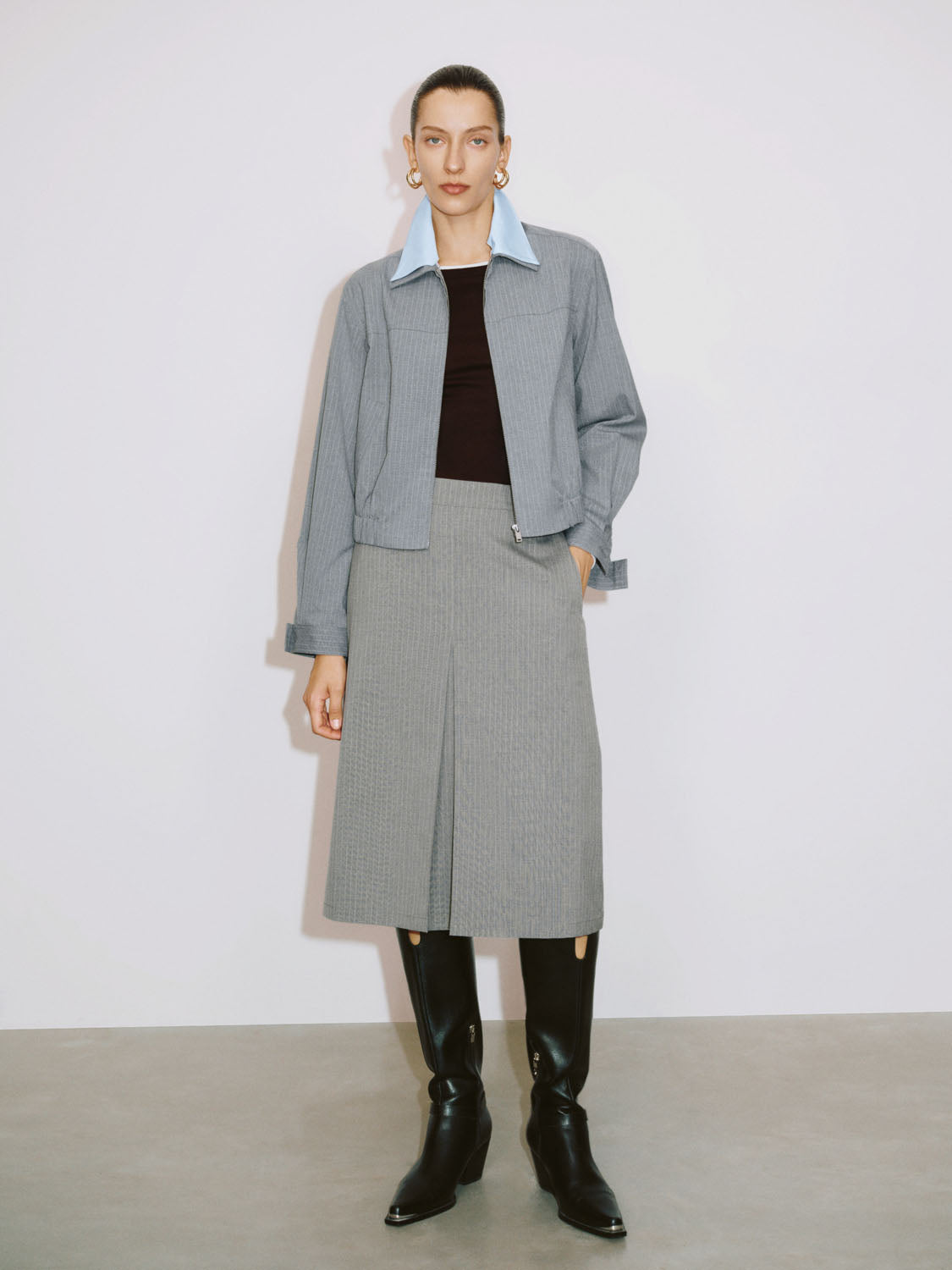 Midi A-Line Skirts