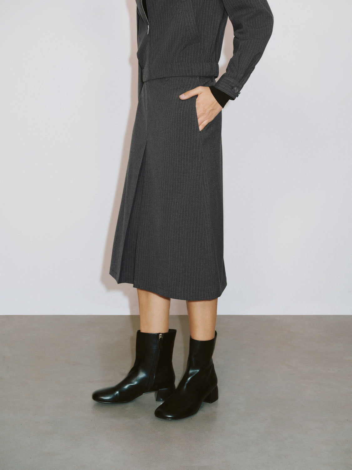 Midi A-Line Skirts