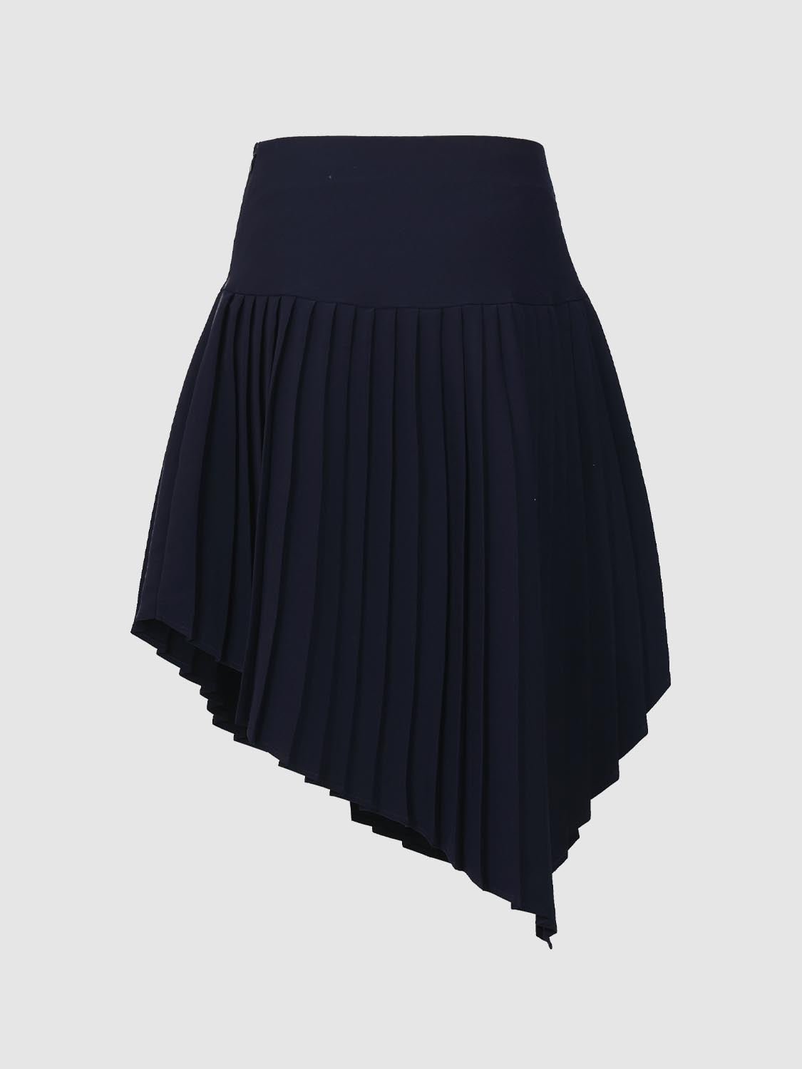 Pleated A-Line Skirts