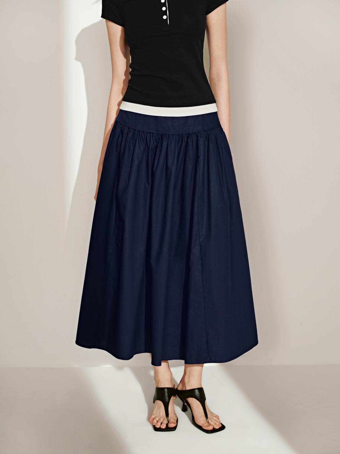 Midi Flared Skirts