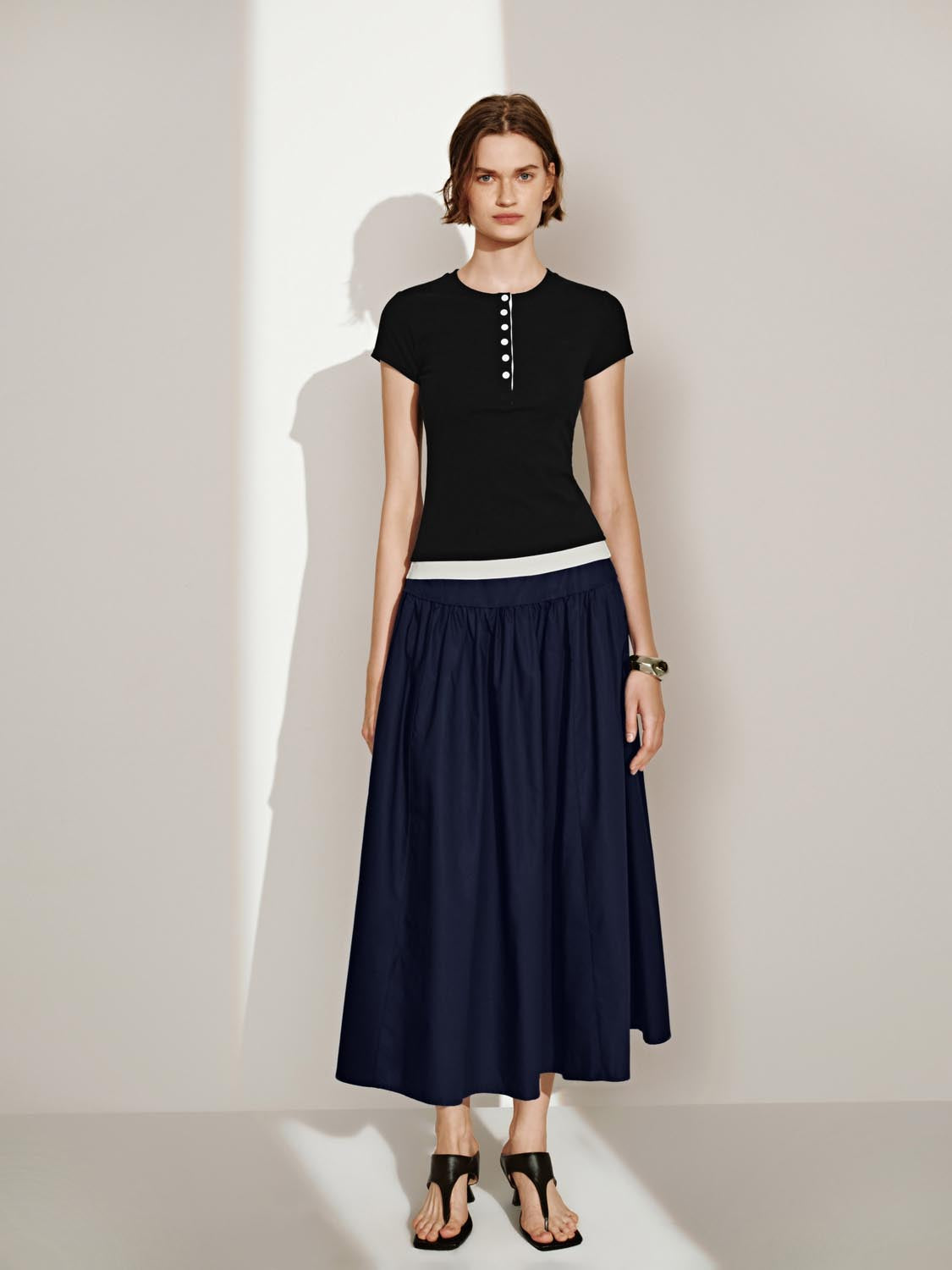 Midi Flared Skirts