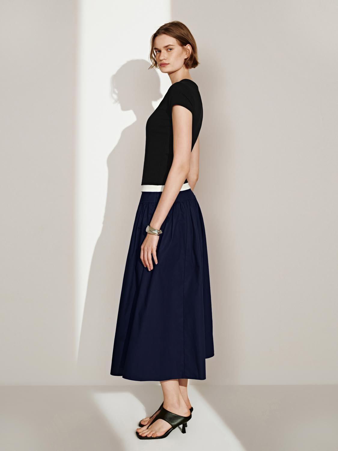 Midi Flared Skirts