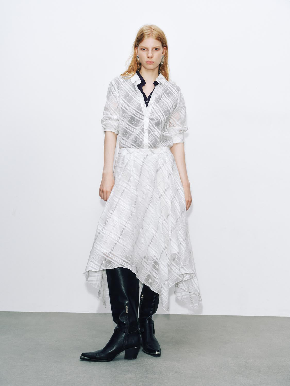 Irregular Hem A-Line Skirts