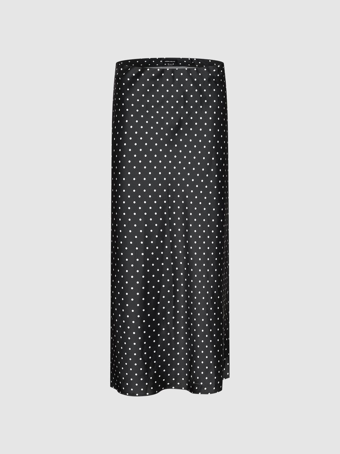 Polka Dotted Fishtail Midi Skirts