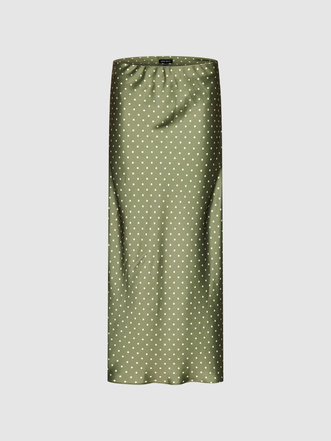 Polka Dotted Fishtail Midi Skirts