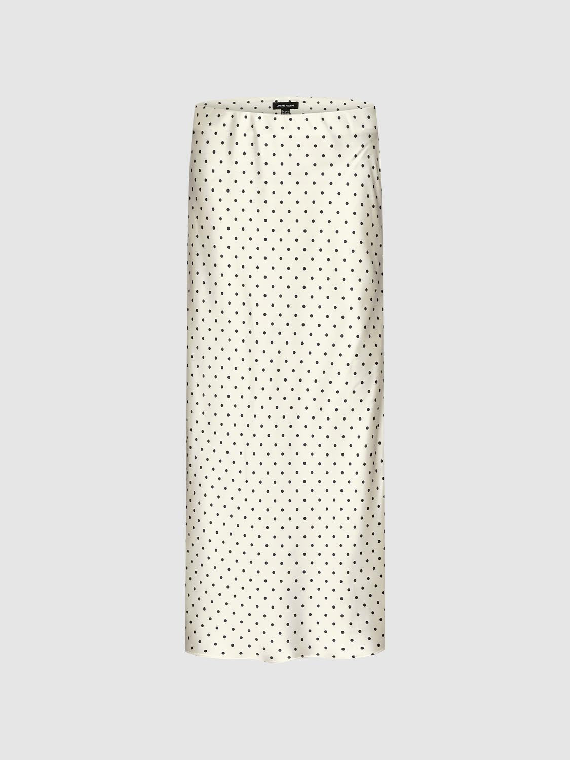 Polka Dotted Fishtail Midi Skirts