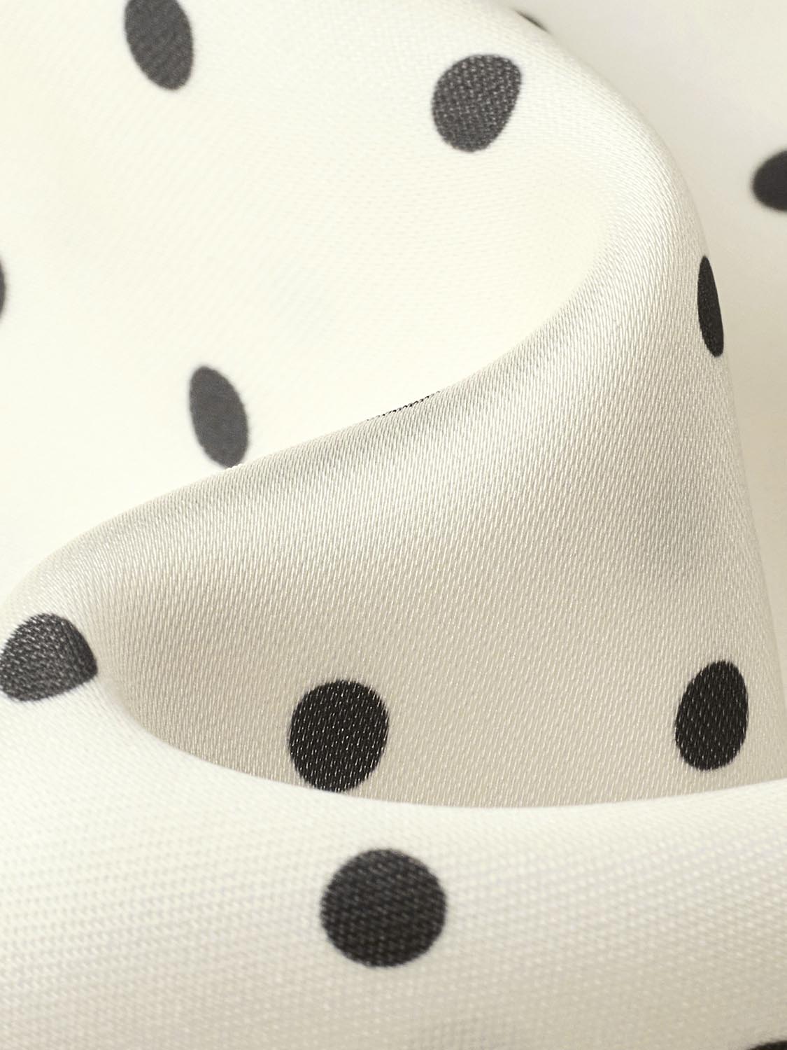 Polka Dotted Fishtail Midi Skirts