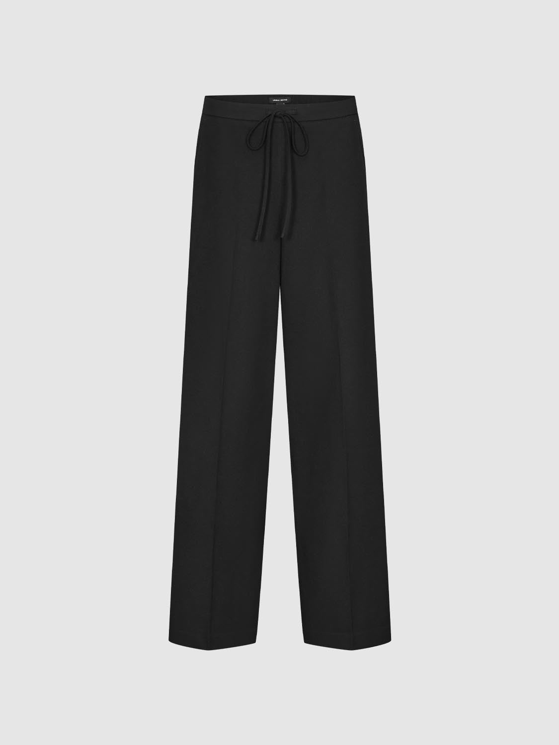 Tie Detail Wide Leg Pants